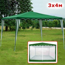Садовый шатер 3х4м зеленый